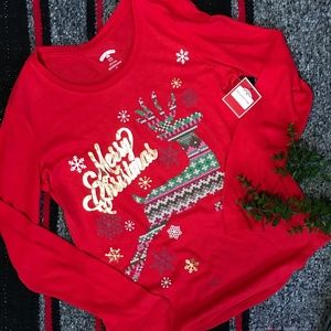 Christmas Sweater Reindeer Soft NWT Small